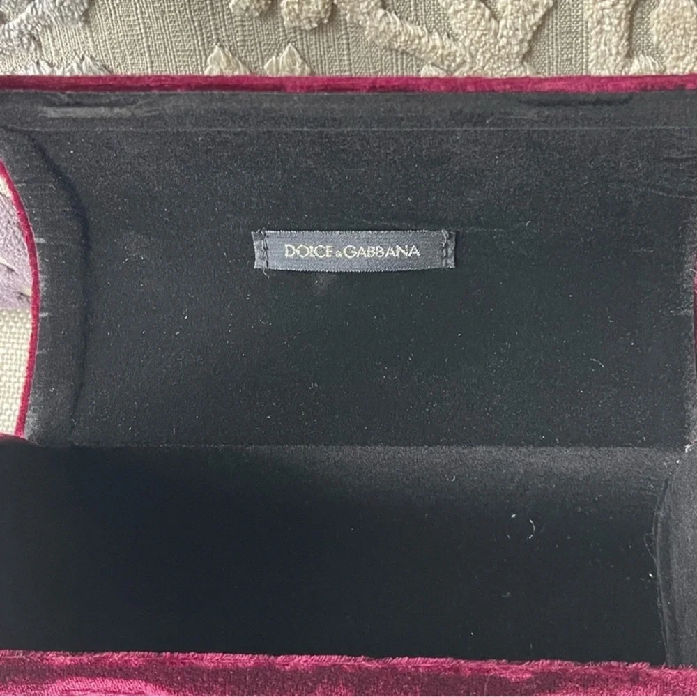 Dolce&Gabbana Velvet Sunglasses Case